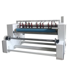 Computer double servo motor jumbo roll cutter non Woven polypropylene fabric roll slitter machine manufacturer price